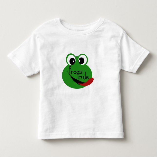 Camiseta De Bebé Regla de las ranas (Anverso)