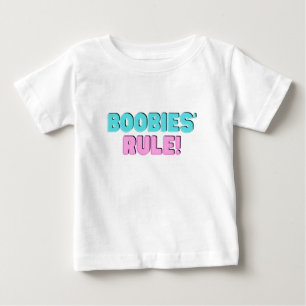 Camiseta De Bebé Regla de los Boobies