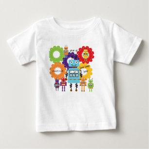 Camiseta De Bebé Regla de los robots