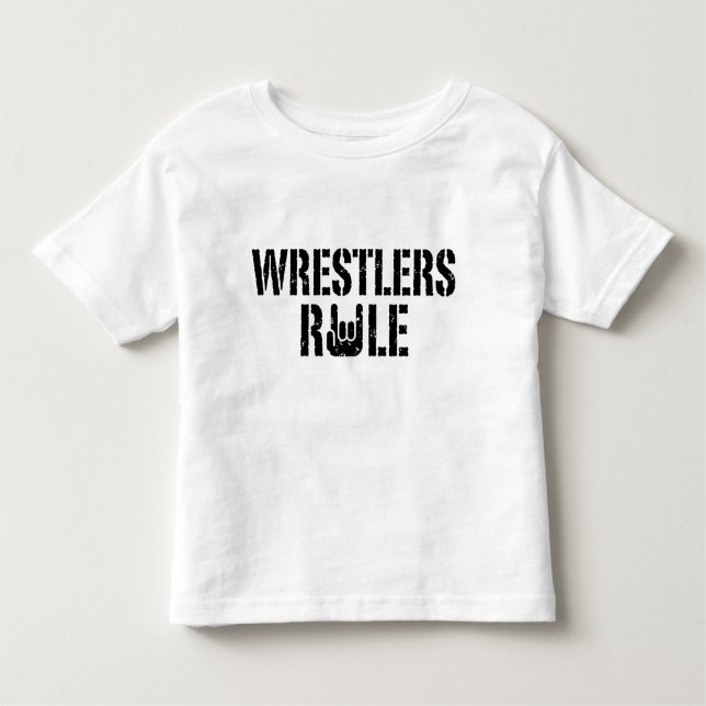 Camiseta De Bebé Regla de luchadores (Anverso)