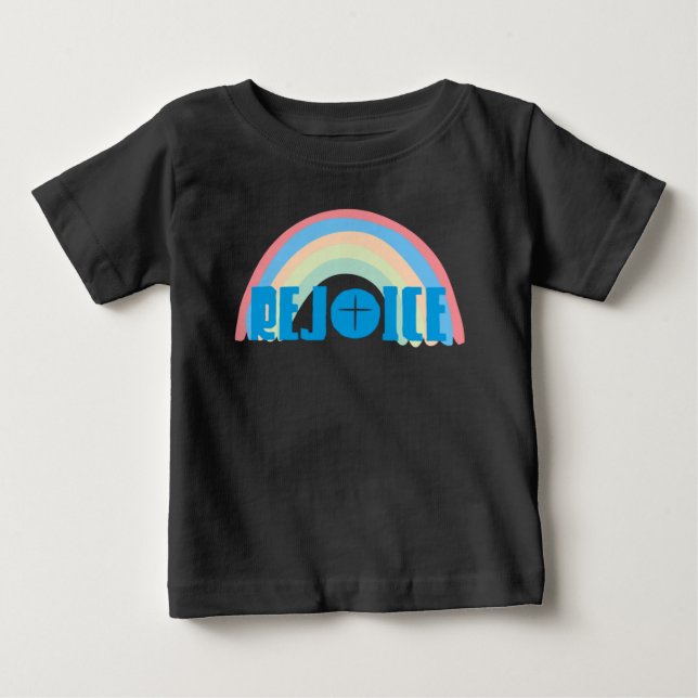 Camiseta De Bebé regocijo (Anverso)