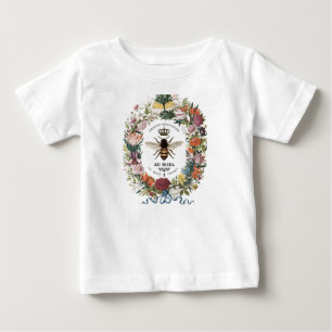 CAMISETA DE BEBÉ REINA BOTÁNICA MODERNA