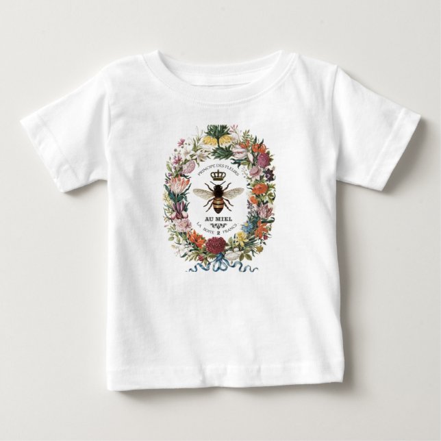 CAMISETA DE BEBÉ REINA BOTÁNICA MODERNA (Anverso)