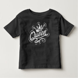 Camiseta De Bebé Reina con corona, diseño de tipografía
