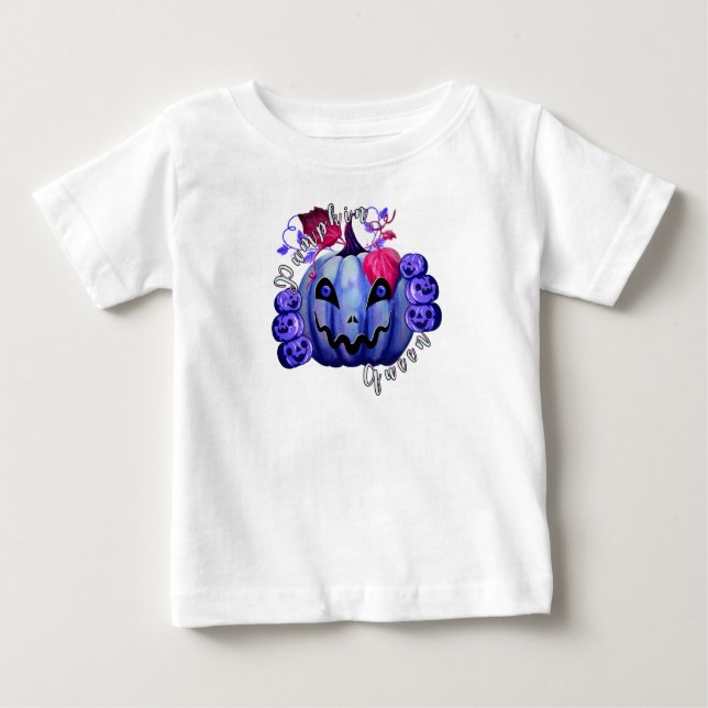 Camiseta De Bebé Reina de calabaza (Anverso)