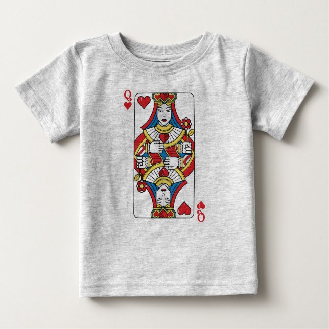Camiseta De Bebé Reina de corazones Tee bebé (Anverso)
