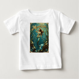 Camiseta De Bebé Reina de la sirena bajo el agua niño pequeño Chica