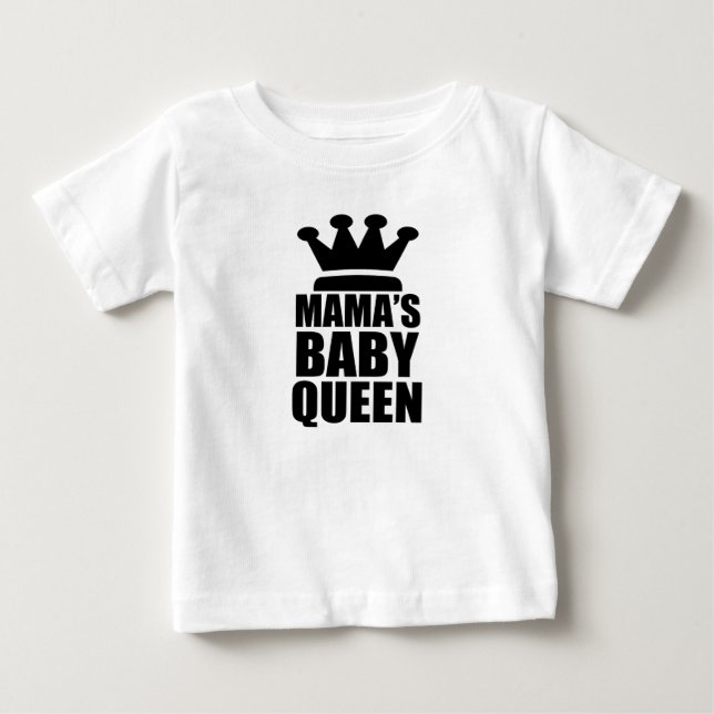 Camiseta De Bebé Reina de las mamás (Anverso)