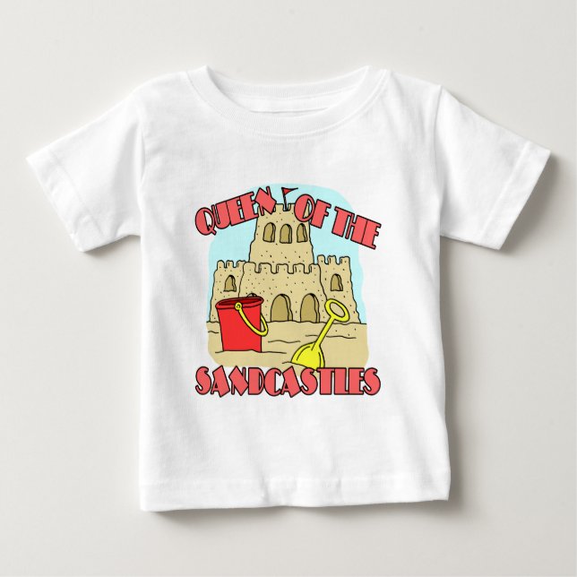 Camiseta De Bebé Reina De Los Castillos De Arena (Anverso)