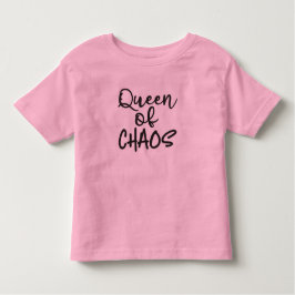 Camiseta De Bebé Reina del caos Toddler Tee - Magníficas vibracione