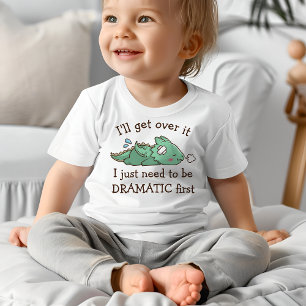 Camiseta De Bebé Reina del Drama de Dragón de Bebé Adorable