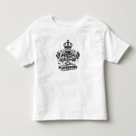 Camiseta De Bebé Reina Del Patio Cita De Niños Lindos