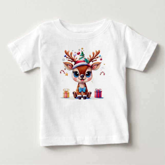 Camiseta De Bebé Reina navidad (Anverso)