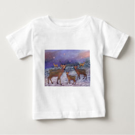 Camiseta De Bebé Reindee Snowfall Toddler Hoodie