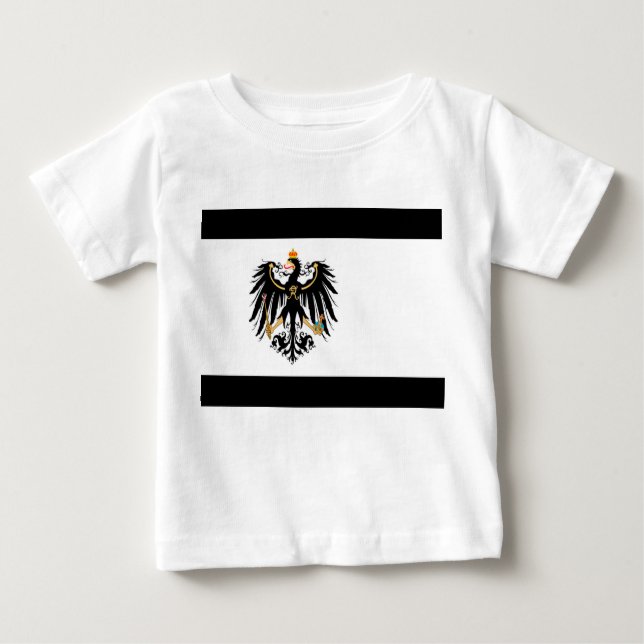 Camiseta De Bebé Reino de Preussen estandarte de nacional (Anverso)
