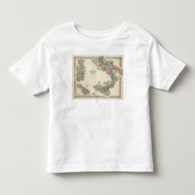 Camiseta De Bebé Reino meridional de Italia de Nápoles (Anverso)