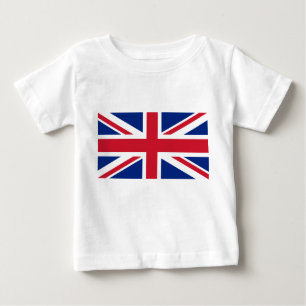 Camiseta De Bebé Reino Unido (Bandera Británica) (Union Jack) (Rein