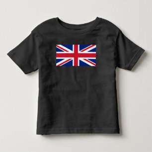 Camiseta De Bebé Reino Unido Bandera del Reino Unido de las colonia