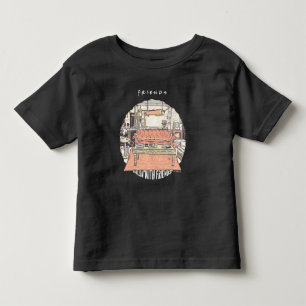 Camiseta De Bebé Relajándose con FRIENDS™ Cartoon