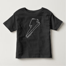 Relámpago Bolt Toddler T-Shirt Black