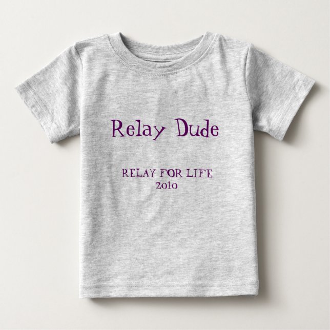 CAMISETA DE BEBÉ RELEVO PARA LA VIDA (Anverso)