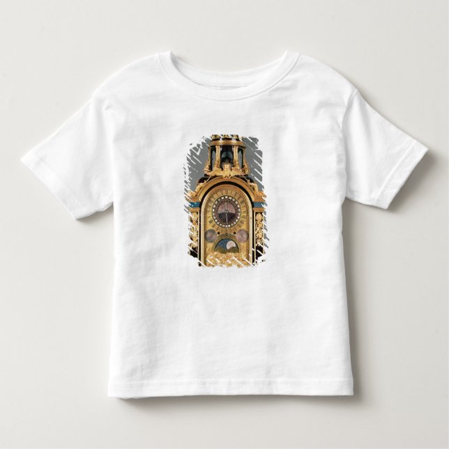 Camiseta De Bebé Reloj astronómico (Anverso)