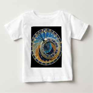 Camiseta De Bebé Reloj astronómico-Praga Orloj