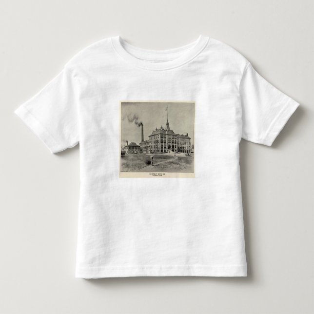Camiseta De Bebé Reloj Co de Waterbury (Anverso)