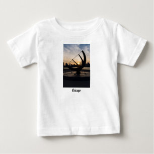Camiseta De Bebé Reloj de sol Atardecer