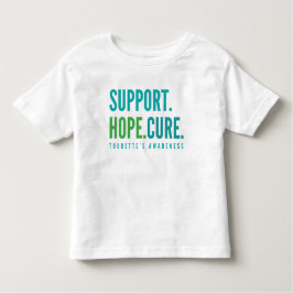 Camiseta De Bebé remedio de esperanza de apoyo de tourette Toddler 