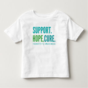 Camiseta De Bebé remedio de esperanza de apoyo de tourette Toddler 