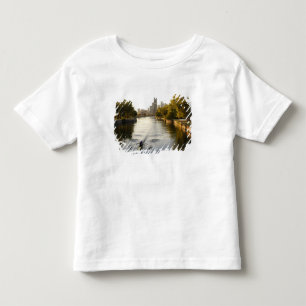 Camiseta De Bebé Remeros en la laguna de Lincoln Park, Chicago, Ill