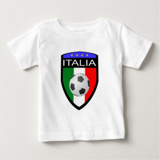Camiseta De Bebé Remiendo de la bandera de Italia/de Italia - con