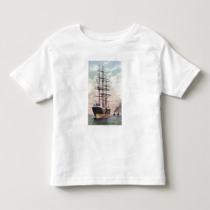 Camiseta De Bebé Remolcadores que remolcan una nave al mar