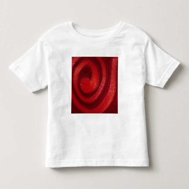 Camiseta De Bebé Remolinos del esmalte de uñas (Anverso)