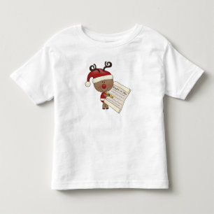 Camiseta De Bebé Reno de Rudy travieso o NIC