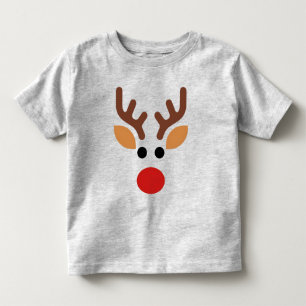 Camiseta De Bebé Reno Minimalista Rudolph
