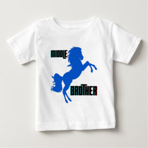 Camiseta De Bebé Reparación de caballos del Hermano Medio
