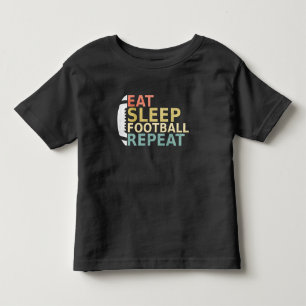 Camiseta De Bebé Repetición del fútbol de sueño de los amantes del 