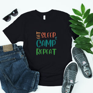 Camiseta De Bebé Repetir el campamento de sueño - La máxima vida de