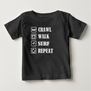 CAMISETA DE BEBÉ REPETIR EL SURF DE CAMINO