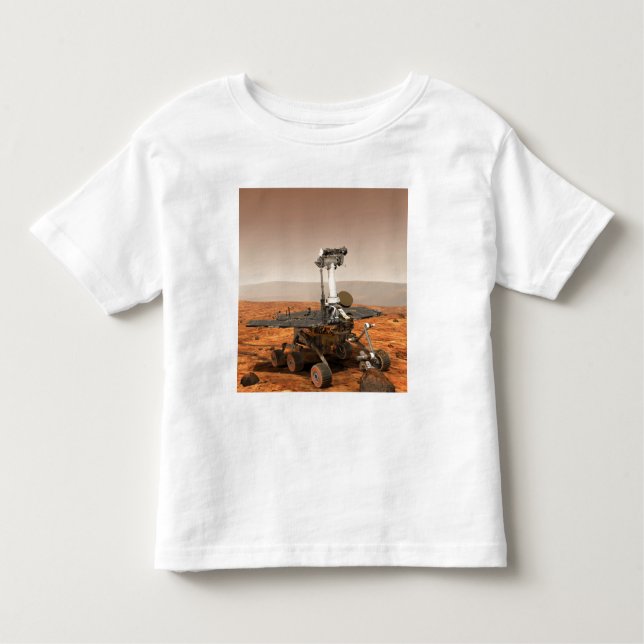 Camiseta De Bebé Representación de artistas de Mars Rover (Anverso)