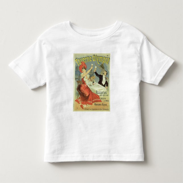 Camiseta De Bebé Reproducción de una publicidad de poster el (Anverso)