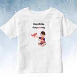 Camiseta De Bebé Reproducir todo el día