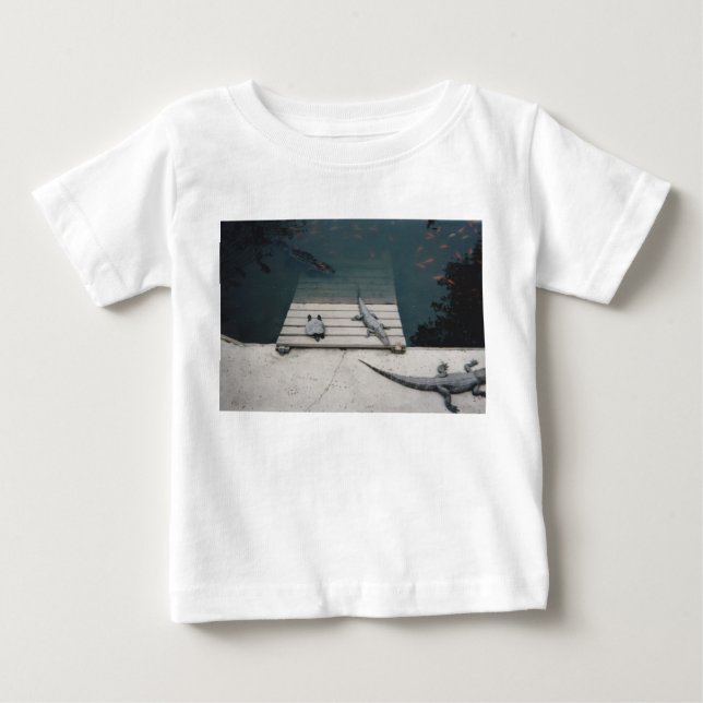 Camiseta De Bebé Reptiles Basking (Anverso)