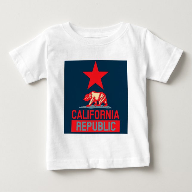 Camiseta De Bebé República de California al estilo de esperanza urb (Anverso)