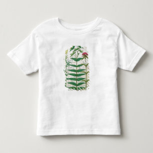 Camiseta De Bebé Reseda, euforbio y clavel