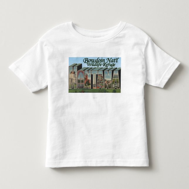 Camiseta De Bebé Reserva nacional de Bowdoin, Montana (Anverso)