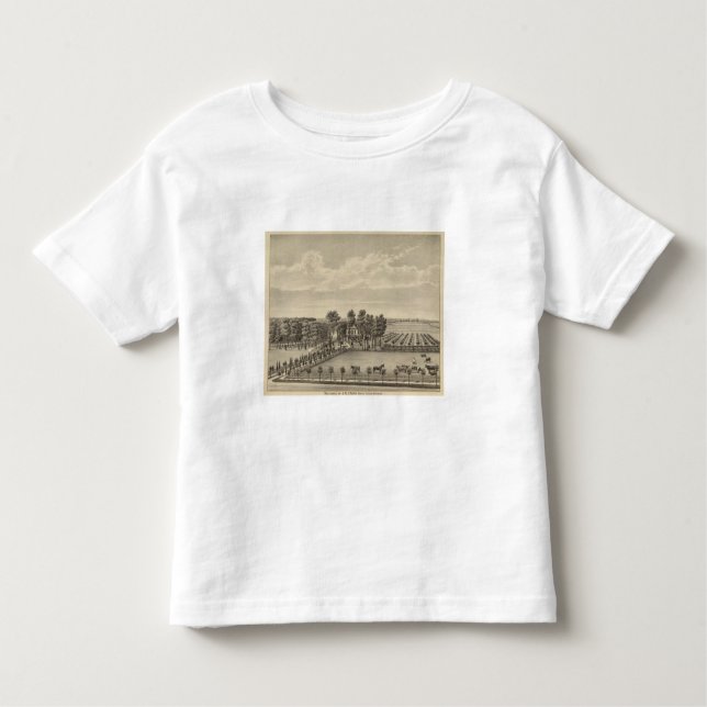 Camiseta De Bebé Residencia de Evans, Topeka, Kansas (Anverso)