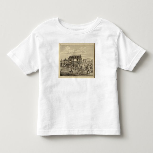 Camiseta De Bebé Residencia de la Brown (Anverso)